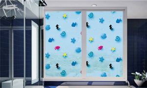 Static Window Film - Printed Static Film - HP-014