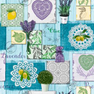 Table Cover - Printed Table Cover - Europe Design Table Cover - BS-8106F