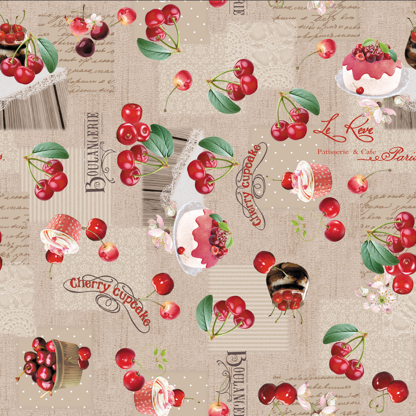 Table Cover - Printed Table Cover - Europe Design Table Cover - BS-N8113