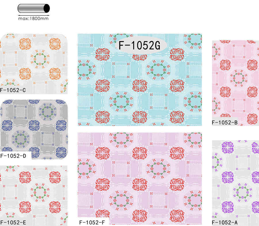 Table Cover - Printed Table Cover - Creative Designs (Plaid,Stripe,Dot) Table Cover - F-1052