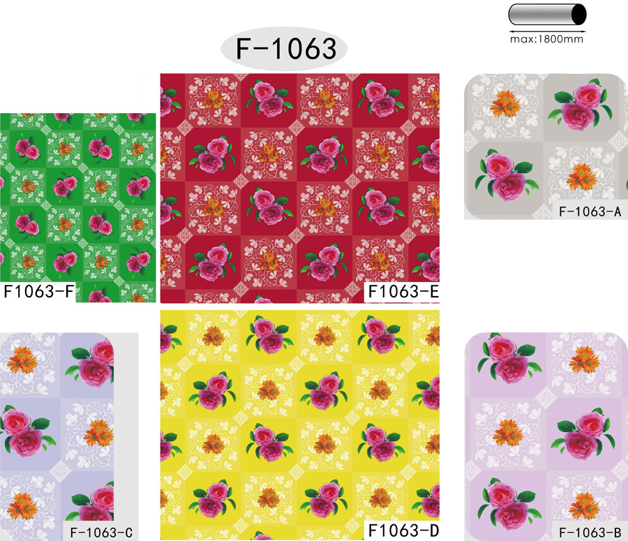 Table Cover - Printed Table Cover - Flowers Series Table Cover - F-1063