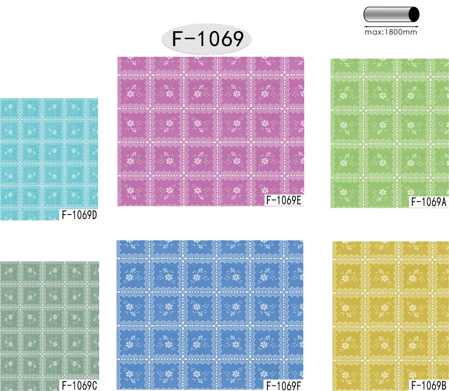 Table Cover - Printed Table Cover - Creative Designs (Plaid,Stripe,Dot) Table Cover - F-1069
