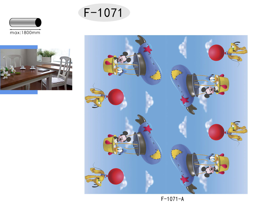 Table Cover - Printed Table Cover - Disney and Cartoon Table Cover - F-1071