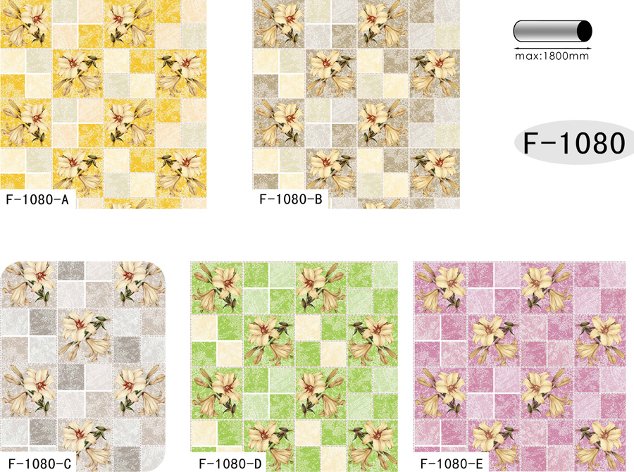 Table Cover - Printed Table Cover - Flowers Series Table Cover - F-1080