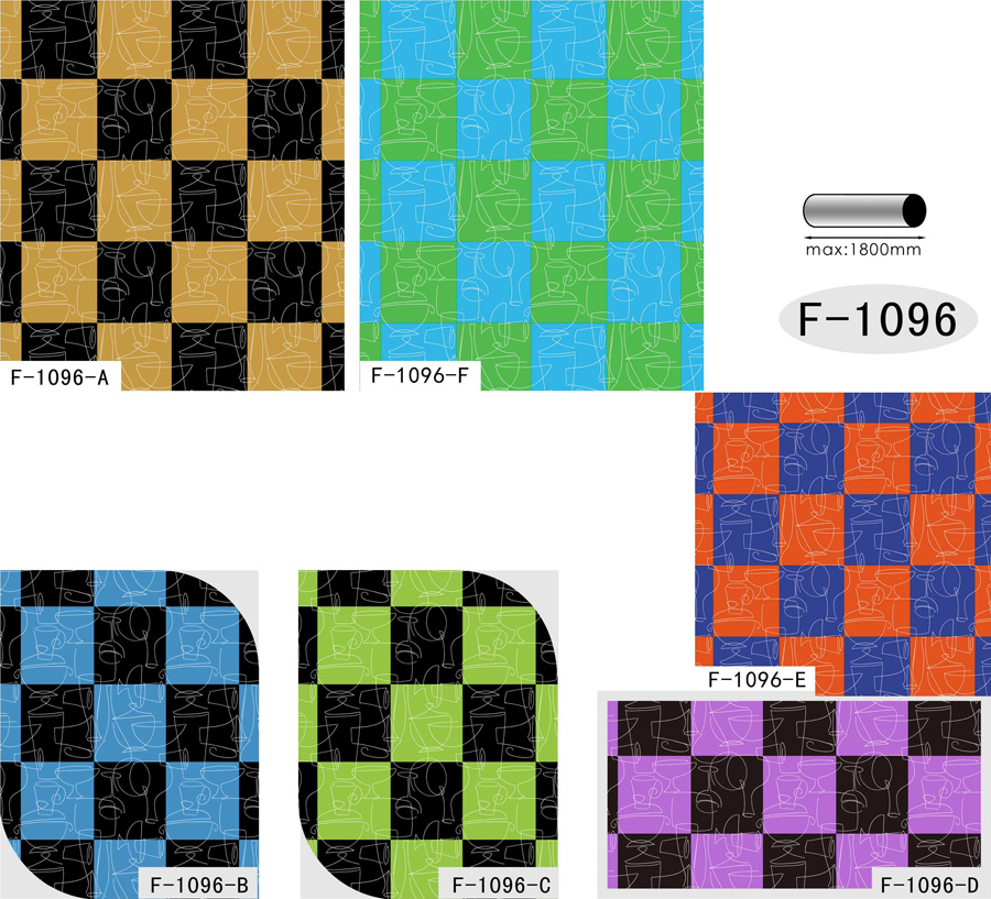 Table Cover - Printed Table Cover - Creative Designs (Plaid,Stripe,Dot) Table Cover - F-1096