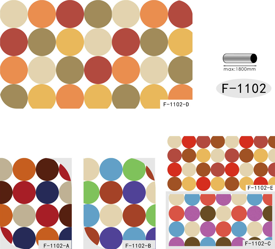 Table Cover - Printed Table Cover - Creative Designs (Plaid,Stripe,Dot) Table Cover - F-1102
