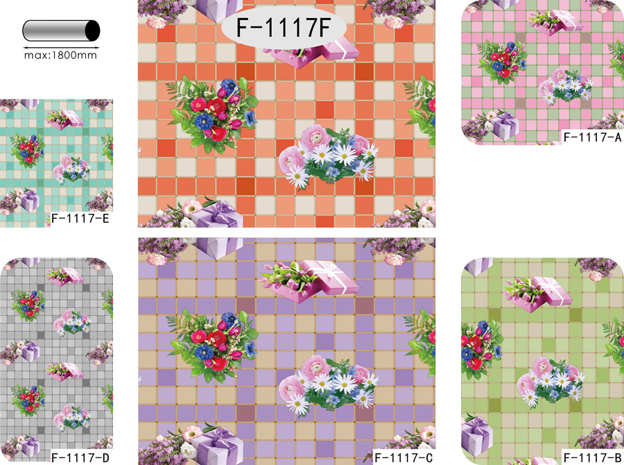 Table Cover - Printed Table Cover - Flowers Series Table Cover - F-1117