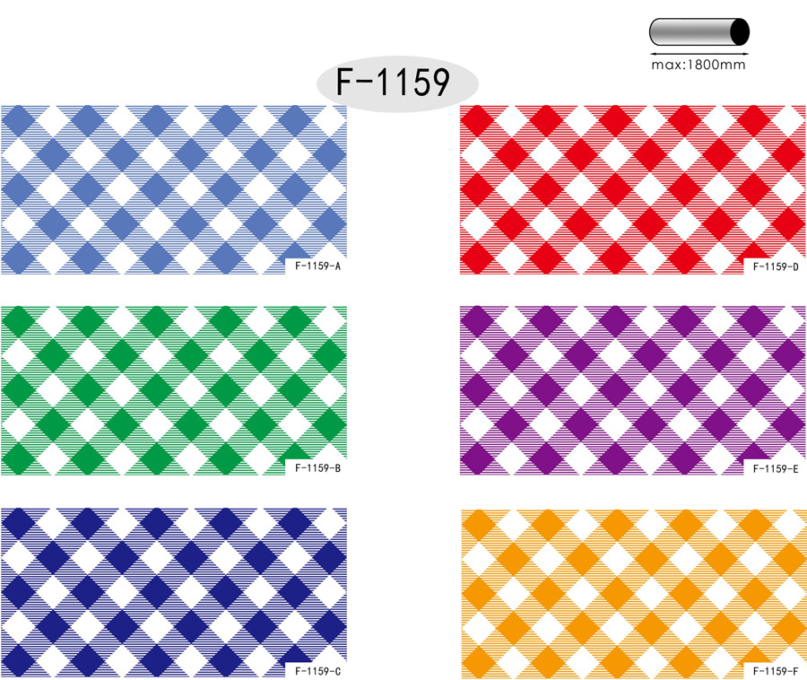 Table Cover - Printed Table Cover - Creative Designs (Plaid,Stripe,Dot) Table Cover - F-1159