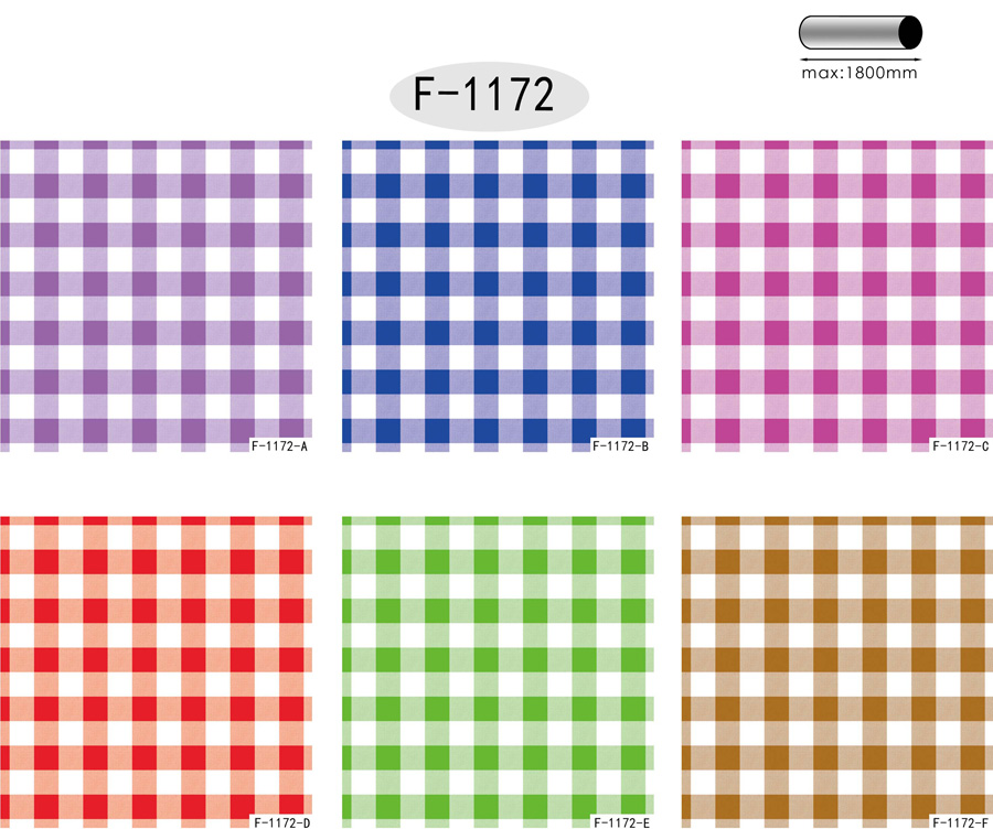 Table Cover - Printed Table Cover - Creative Designs (Plaid,Stripe,Dot) Table Cover - F-1172