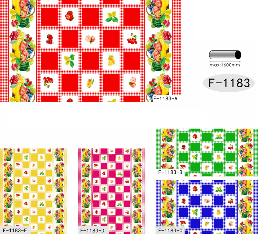 Table Cover - Printed Table Cover - Flowers Series Table Cover - F-1183