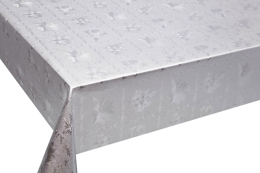Table Cover - Gold Or Silver Table Cover - Emboss With Spunlace Backing Table Cover - F5004-1