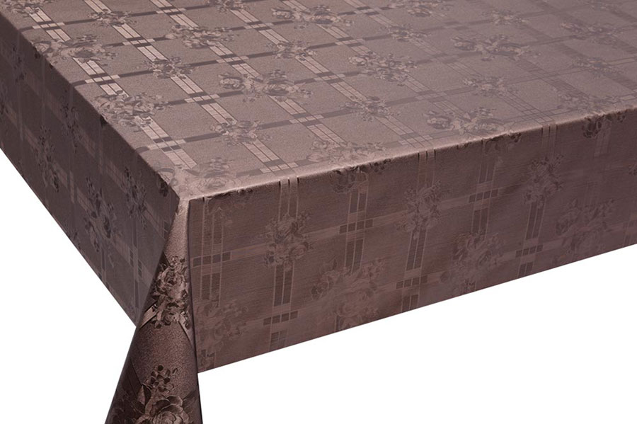 Table Cover - Gold Or Silver Table Cover - Emboss With Spunlace Backing Table Cover - F5006-6