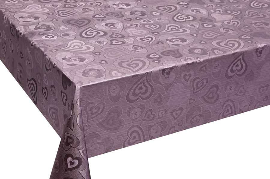 Table Cover - Gold Or Silver Table Cover - Emboss With Spunlace Backing Table Cover - F5008-5