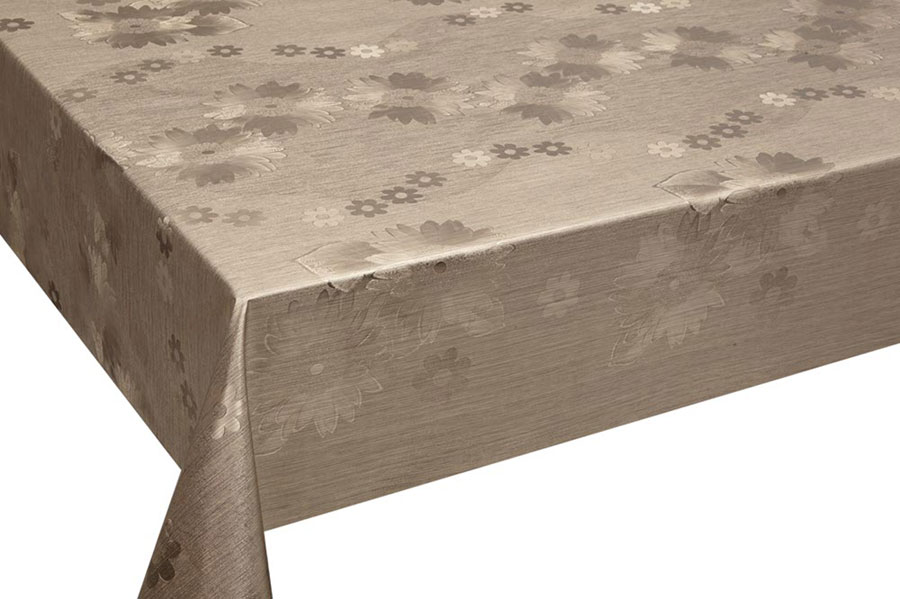 Table Cover - Gold Or Silver Table Cover - Emboss With Spunlace Backing Table Cover - F5016-3