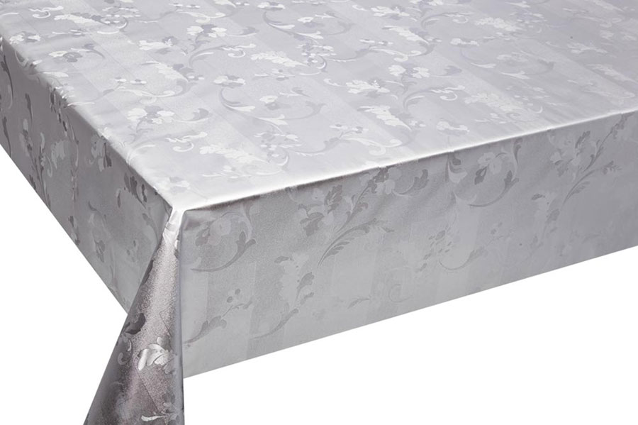 Table Cover - Gold Or Silver Table Cover - Emboss With Spunlace Backing Table Cover - F5022-1