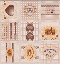 Table Cover - Printed Table Cover - Europe Design Table Cover - BS-N8009