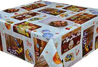 Table Cover - Printed Table Cover - Europe Design Table Cover - BS-N8048