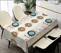 Table Cover - Printed Table Cover - Europe Design Table Cover - BS-N8266