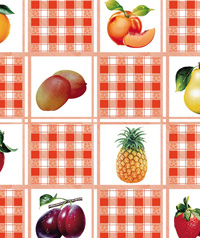 Table Cover - Printed Table Cover - Fruits Series Table Cover - F-1018