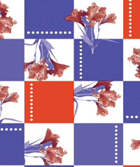 Table Cover - Printed Table Cover - Flowers Series Table Cover - F-1029