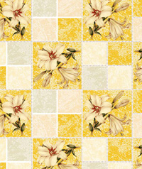 Table Cover - Printed Table Cover - Flowers Series Table Cover - F-1080