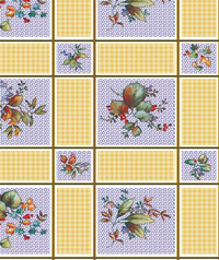 Table Cover - Printed Table Cover - Flowers Series Table Cover - F-1092