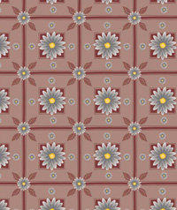 Table Cover - Printed Table Cover - Flowers Series Table Cover - F-1173