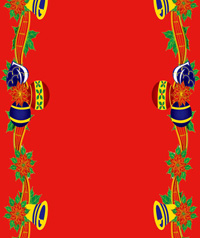Table Cover - Printed Table Cover - Christmas Series Table Cover - F-1191