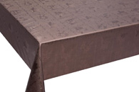 Table Cover - Gold Or Silver Table Cover - Emboss With Spunlace Backing Table Cover - F5004-6