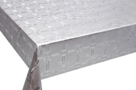 Table Cover - Gold Or Silver Table Cover - Emboss With Spunlace Backing Table Cover - F5006-1