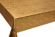 Table Cover - Gold Or Silver Table Cover - Emboss With Spunlace Backing Table Cover - F5010
