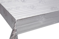 Table Cover - Gold Or Silver Table Cover - Emboss With Spunlace Backing Table Cover - F5011-1