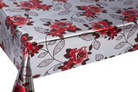 Table Cover - Gold Or Silver Table Cover - Double Face Printed Table Cover - F8001-1