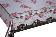 Table Cover - Gold Or Silver Table Cover - Double Face Printed Table Cover - F8059-1