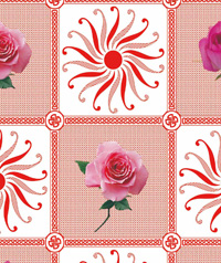 Table Cover - Printed Table Cover - Flowers Series Table Cover - H079